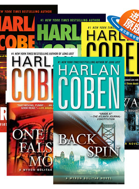英文原版小说 A Myron Bolitar Novel 米隆 波利塔系列1-5册 天使的隐私 撒旦的羔羊 谎言黑洞 英文版 进口英语原版书籍