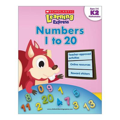 英文原版 Learning Express K2 Numbers 1 To 20 学乐学习列车系列K2 数数1-20 英文版 进口英语原版书籍