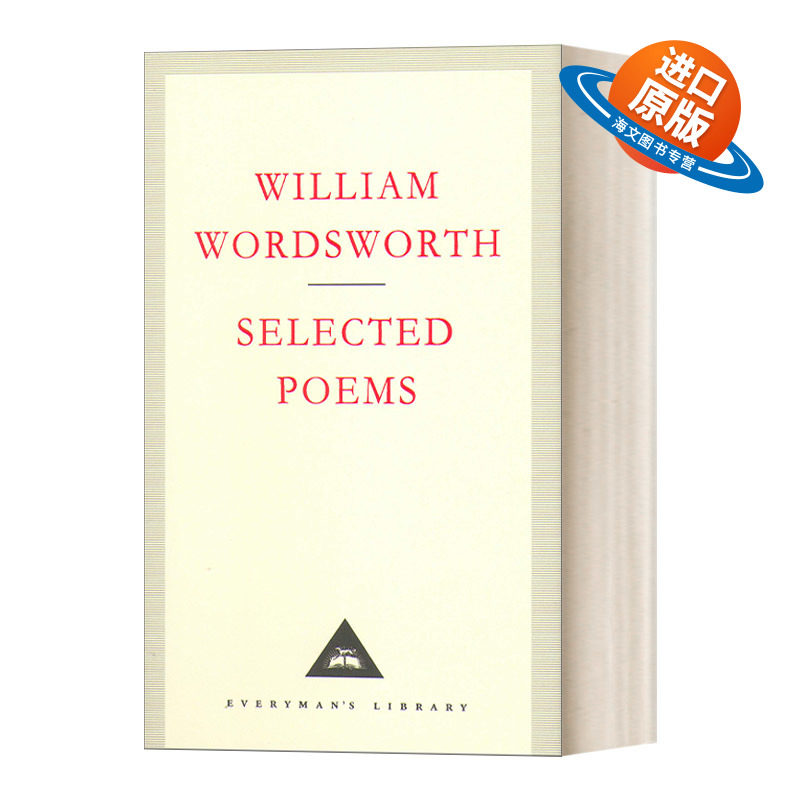 英文原版 Selected Poems 威廉·华兹华斯诗选 Everyman精装收藏版 英文版 进口英语原版书籍