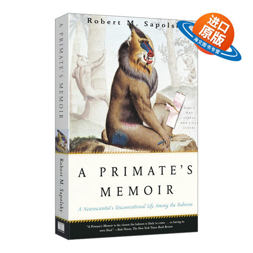 英文原版 A Primate's Memoir 灵长类回忆录 英文版 进口英语原版书籍