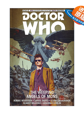 英文原版 Doctor Who The Tenth Doctor Vol.2 The Weeping Angels of Mons神秘博士漫画第十任博士系列卷二哭泣天使进口英语书籍