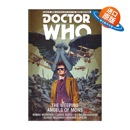 英文原版 Doctor Who The Tenth Doctor Vol.2 The Weeping Angels of Mons神秘博士漫画第十任博士系列卷二哭泣天使进口英语书籍