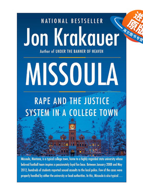英文原版 Missoula 米苏拉 大学城的司法系统 荒野生存作者Jon Krakauer 英文版 进口英语原版书籍