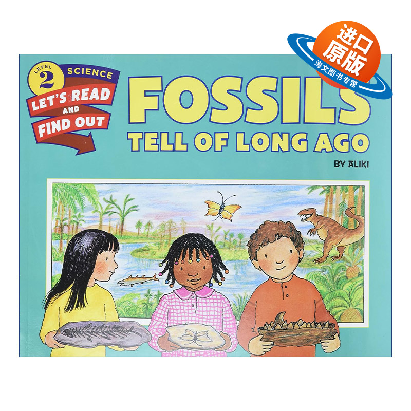 英文原版 Let's Read and Find Out 1 自然科学启蒙阅读与发现1级 化石告诉我们很久以前的事情 英文版 进口书籍