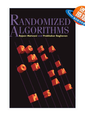 英文原版 Randomized Algorithms 随机算法 Rajeev Motwani 精装 英文版 进口英语原版书籍
