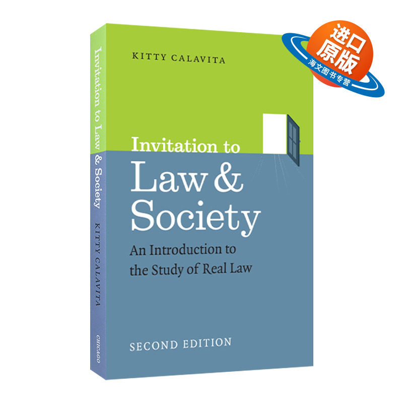英文原版 Invitation to Law and Society 法律与社会邀请函，第二版 物法研究导论 社会学 Kitty Calavita 英文版 进口英语书籍