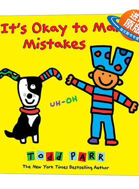 英文原版 It's Okay to Make Mistakes 犯错误是可以的 儿童启蒙认知 名家Todd Parr 精装绘本 英文版 进口英语原版书籍