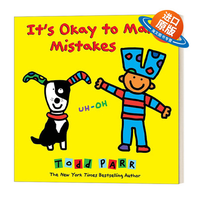 英文原版 It's Okay to Make Mistakes 犯错误是可以的 儿童启蒙认知 名家Todd Parr 精装绘本 英文版 进口英语原版书籍