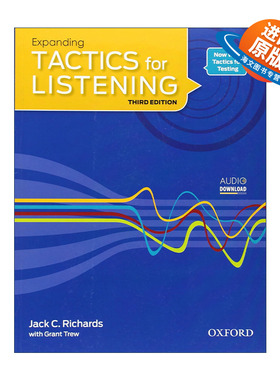 英文原版 Tactics for Listening Expanding Student Book 牛津听力策略3 英文版 进口英语原版书籍