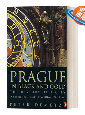 英文原版 Prague in Black and Gold 布拉格 黑色与金色之城 布拉格的千年历史 英文版 进口英语原版书籍