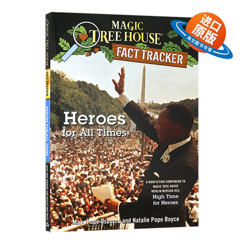 英文原版儿童绘本 神奇树屋小百科系列：历史的英雄 Magic Tree House Fact Tracker #28: Heroes for All Times 【海文图书】