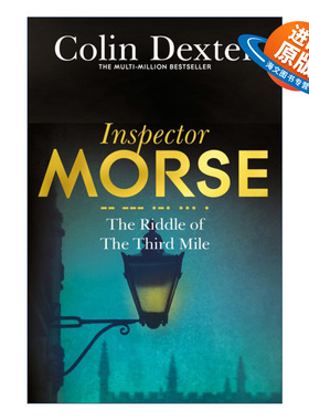 英文原版小说 The Riddle of the Third Mile 第三英里之谜 侦探悬疑小说 科林德克斯特 Inspector Morse Mysteries 莫尔斯探长