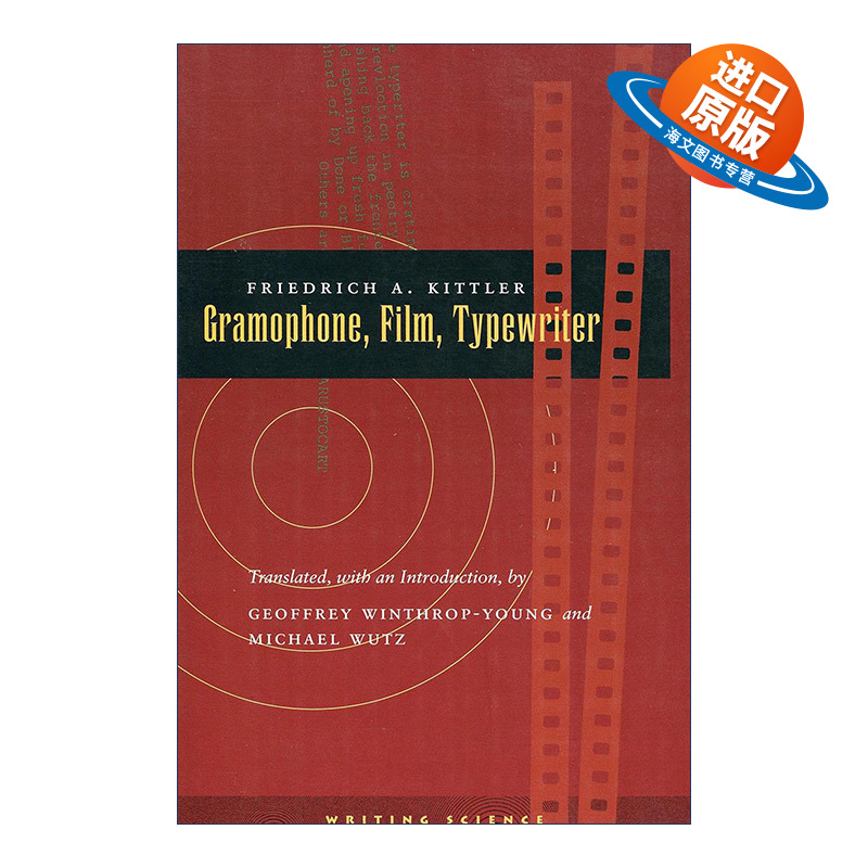 英文原版 Gramophone film typewriter 留声机 电影 打字机 弗里德里希·基特勒 英文版 进口英语原版书籍
