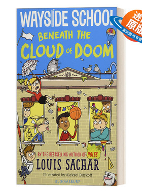 英文原版 Wayside School Beneath the Cloud of Doom 歪歪路小学 新封面版 英文版 进口英语原版书籍