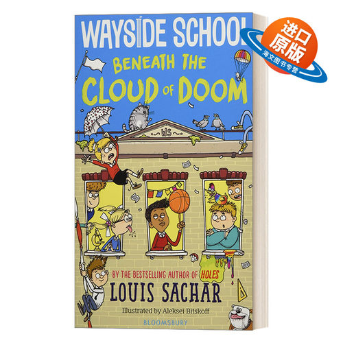 英文原版 Wayside School Beneath the Cloud of Doom 歪歪路小学 新封面版 英文版 进口英语原版书籍