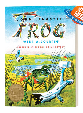 英文原版 Frog Went A-Courtin 青蛙先生的婚礼 凯迪克金奖绘本 英文版 进口英语原版书籍儿童外文书