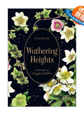 英文原版 Wuthering Heights 呼啸山庄 精装收藏 彩色插图版 插画师荷兰水彩画家Marjolein Bastin 英文版 进口英语原版书籍
