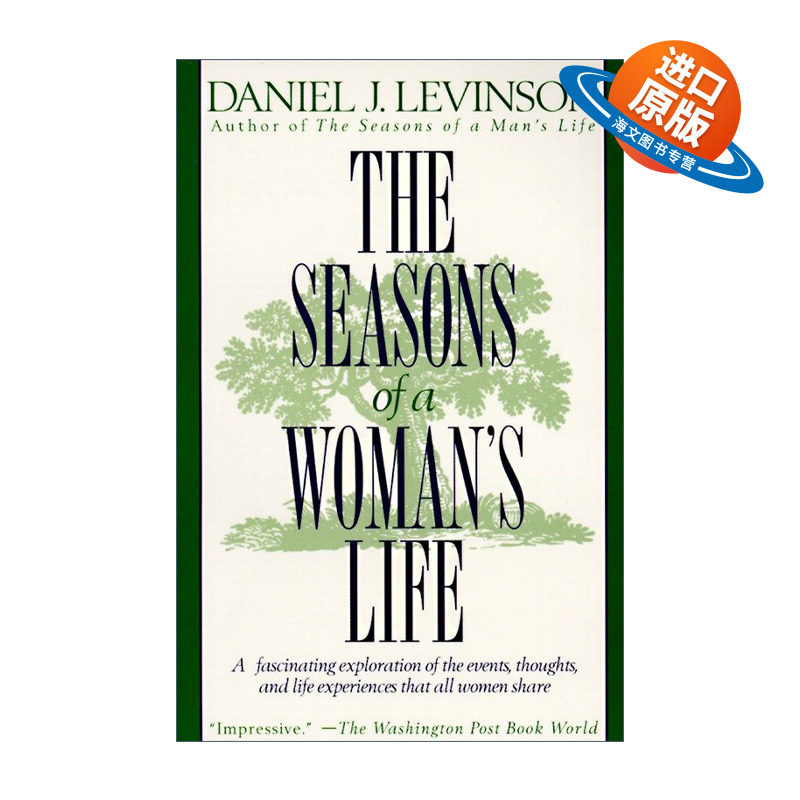 英文原版 Seasons of a Woman's Life The 女人的生命四季 女性健康 Daniel Levinson 英文版 进口英语原版书籍