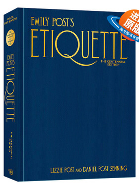 英文原版 Emily Post's Etiquette  The Centennial Edition Emily's Post's Etiquette 艾米莉·波斯特的礼仪 Lizzie Post 进口书