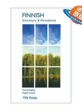 原版 Finnish-English English-Finnish Dictionary and Phrasebook 芬兰语-英语双解词典与常用语手册 进口原版书籍