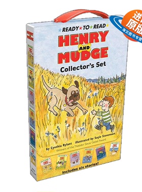 英文原版 Henry and Mudge Collector's Set 享利和玛吉6本套装合集1 Ready to Read L2 汪培珽第2阶段分级读物 进口英语原版书籍