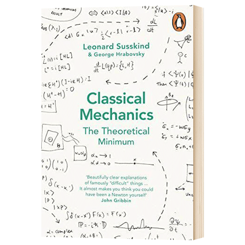 开始学物理时需要了解的东西 英文原版 Classical Mechanics The Theoretical Minimum 英文版进口原版英语书籍