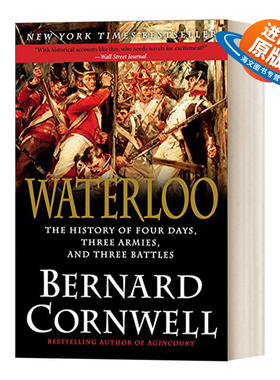 英文原版 Waterloo 滑铁卢 四天 三支大军和三场战役的历史 英文版 进口英语原版书籍