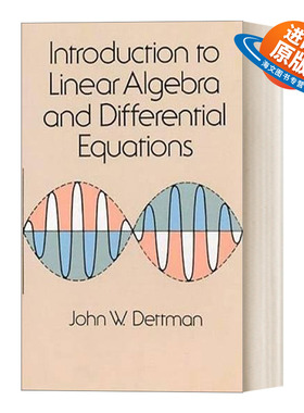 英文原版 Introduction to Linear Algebra and Differential Equations 线性代数与微分方程导论 Dover数学丛书 英文版 进口书籍