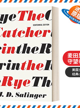 英文原版小说 The Catcher in the Rye 麦田里的守望者 100周年纪念版 英文版 进口英语原版书籍