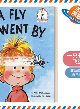 英文原版 A Fly Went by 一只苍蝇飞过 3-7岁儿童昆虫主题初级读物 精装绘本 Mike McClintock 英文版 进口英语原版书籍