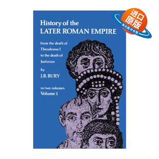 Bury Roman Later 英文原版 Vol.1 英文版 the 卷一 晚期罗马帝国史 书籍 进口英语原版 Empire History