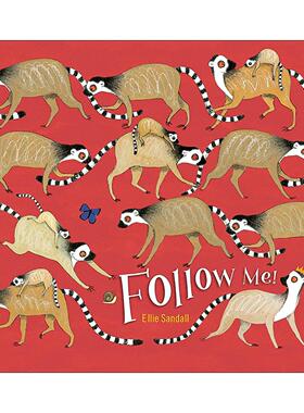 英文原版 Follow Me 跟我一起玩 精装图画书 韵律互动书 英文版 进口英语原版书籍
