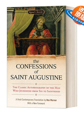 英文原版 Confessions of Saint Augustine 忏悔录 圣奥古斯丁 Signet Classics 英文版 进口英语原版书籍