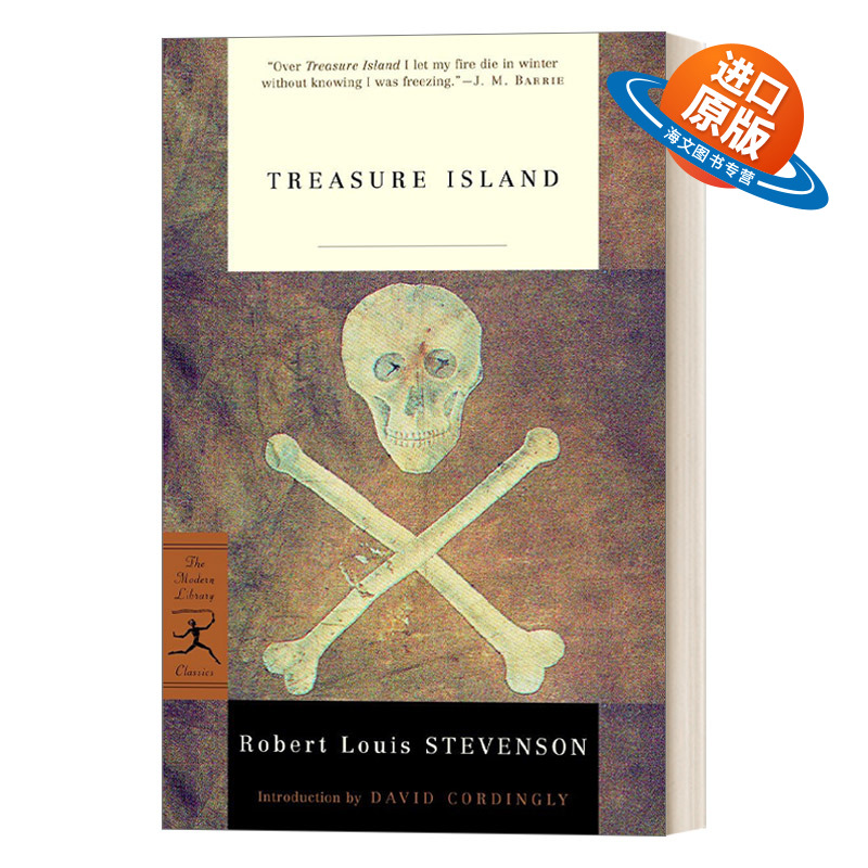 英文原版 Treasure Island Modern Library Classics 金银岛 兰登书屋现代图书馆经典系列 Robert Louis Stevenson 英文版 进口书