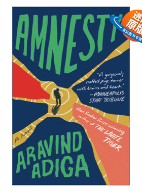 英文原版 Amnesty 赦免 阿拉文德阿迪加 英文版 进口英语原版书籍