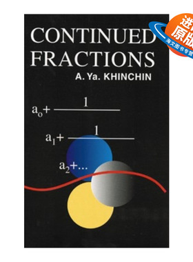 英文原版 Continued Fractions 连分数 A. Ya. Khinchin 英文版 进口英语原版书籍