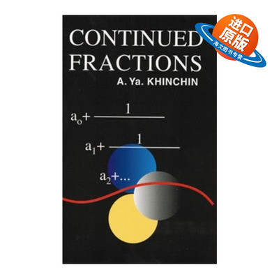 英文原版 Continued Fractions 连分数 A. Ya. Khinchin 英文版 进口英语原版书籍