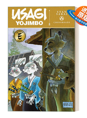英文原版 Usagi Yojimbo Crossroads 兔子武士 十字路口 Stan Sakai坂井正彦 IDW漫画 英文版 进口英语原版书籍