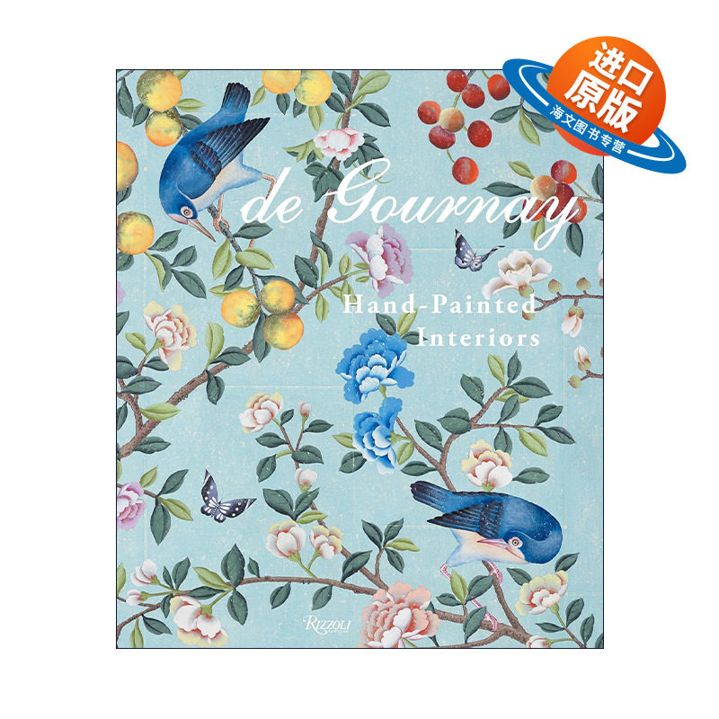英文原版 De Gournay 手绘壁纸品牌帝家丽 墙上艺术 室内装修设计布置装潢 精装图册 英文版 进口英语原版书籍