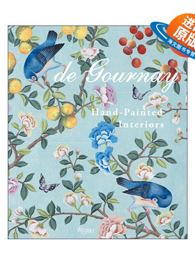 英文原版 De Gournay 手绘壁纸品牌帝家丽 墙上艺术 室内装修设计布置装潢 精装图册 英文版 进口英语原版书籍