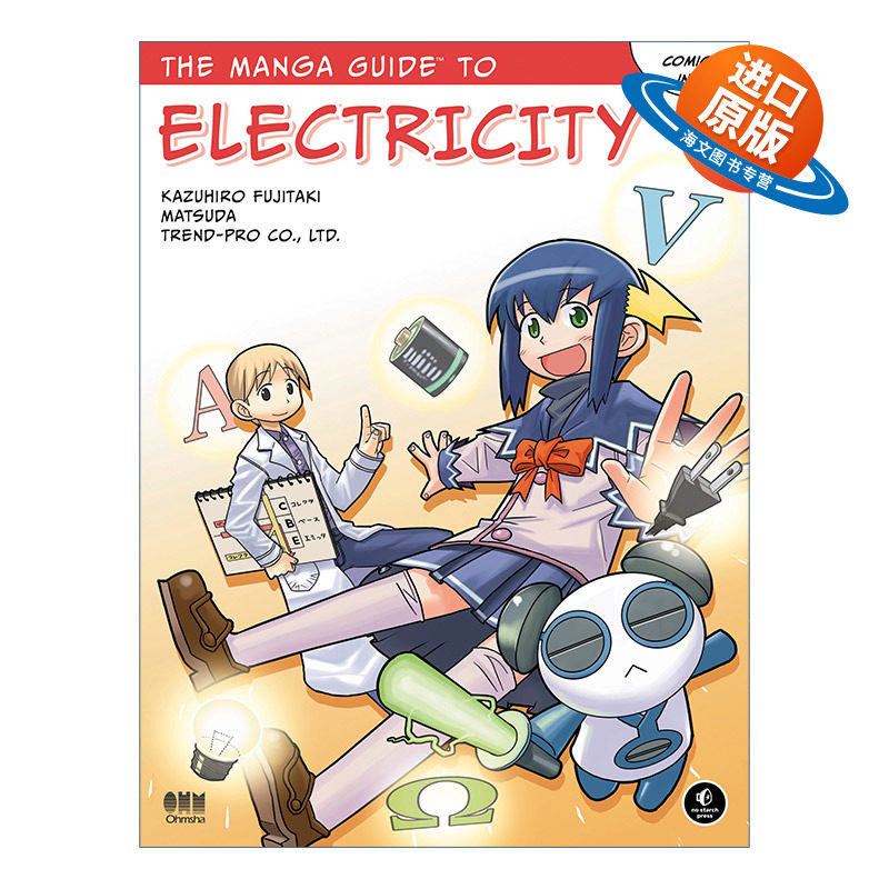 英文原版 The Manga Guide to Electricity 漫画电学原理 欧姆社学习漫画系列 藤泷和弘Kazuhiro Fujitaki 英文版进口英语原版书籍