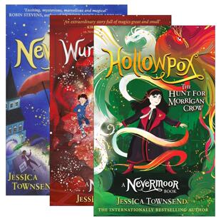 英文原版 The Trials of Morrigan Crow 永泊镇 莫里根乌鸦的审判系列1-3册 Nevermoor系列 英文版 进口英语原版书籍