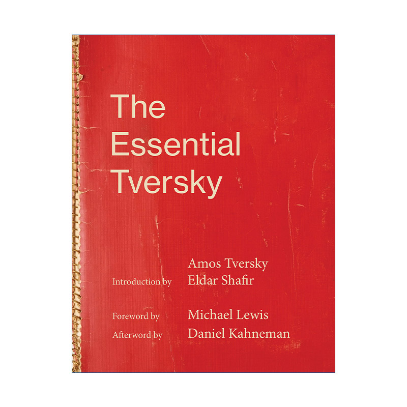 英文原版 The Essential Tversky The MIT Press 特沃斯基精要 阿莫斯·特沃斯基作品选 Amos Tversky 英文版 进口英语原版书籍 书籍/杂志/报纸 社会科学类原版书 原图主图