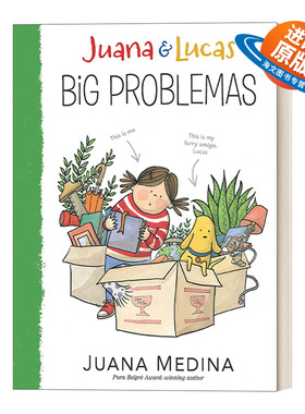 英文原版 Juana and Lucas 2 Big Problemas 胡安娜和卢卡斯系列2 6-9岁儿童章节桥梁故事书 美国小学暑期阅读书单 Juana Medina
