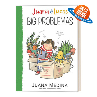 9岁儿童章节桥梁故事书 Medina Lucas Problemas 胡安娜和卢卡斯系列2 Big and 美国小学暑期阅读书单 英文原版 Juana
