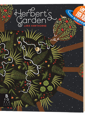 赫伯特的花园 英文原版 精装绘本 Herberts Garden 草本植物 英文版进口原版英语书籍 Lara Hawthorne儿童外文书