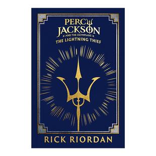 英文原版 Percy Jackson and the Olympians The Lightning Thief 波西·杰克逊与神火之盗 精装插画布面收藏版 进口英语原版书籍