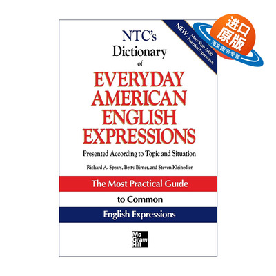 英文原版 NTC's Dictionary of Everyday American English Expressions 美国英语口语辞典 英文版 进口英语原版书籍