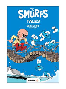 英文原版 The Smurfs Tales Boxset 蓝精灵故事1-3册盒装 英文版 进口英语原版书籍