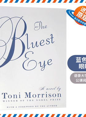 蓝色的眼睛 英文原版小说 The Bluest Eye 最蓝的眼睛诺贝尔文学奖Toni Morrison 托妮莫里森宠儿 英文原版 进口英语书籍